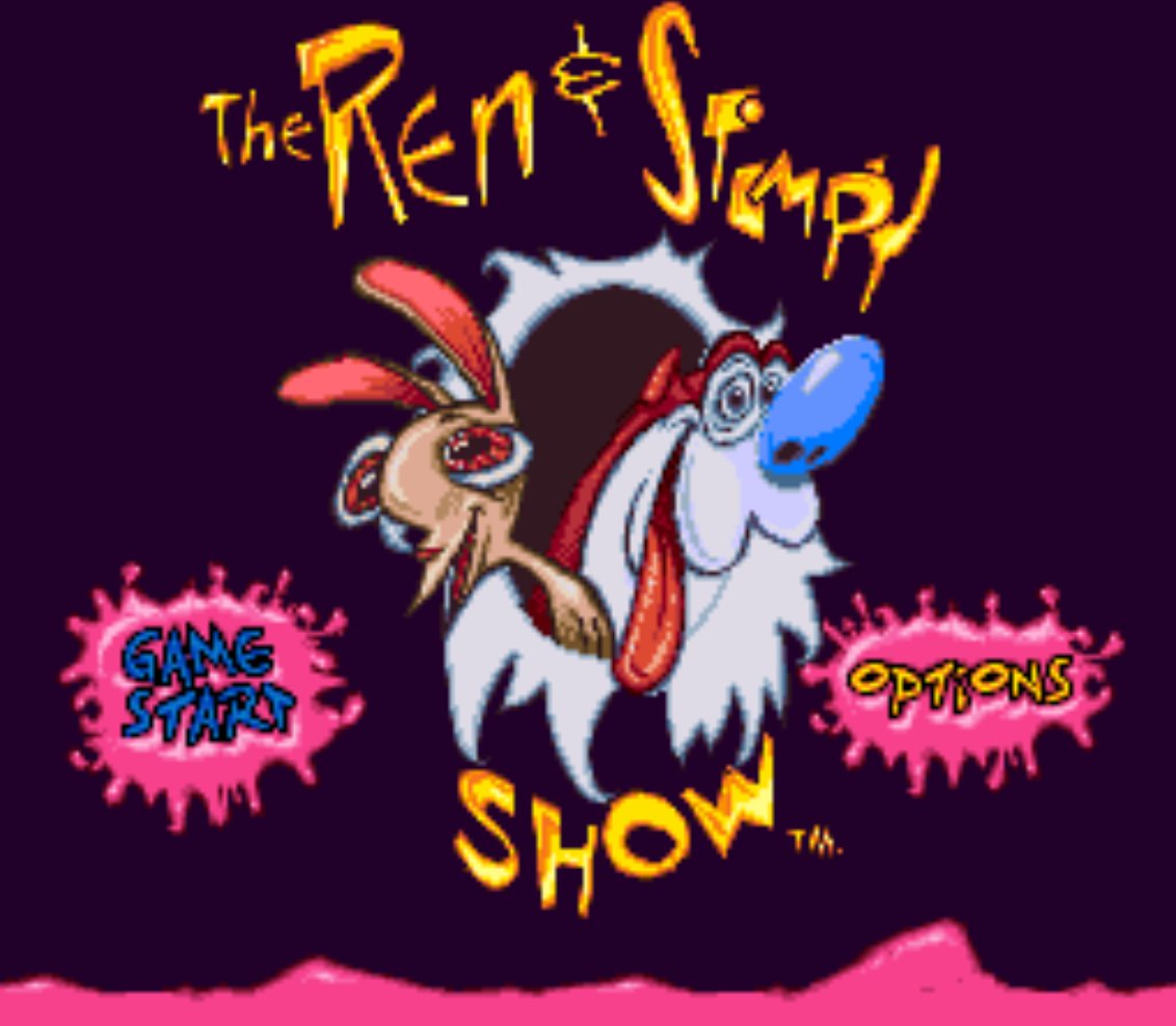 The Ren and Stimpy Show Time Warp Title Screen